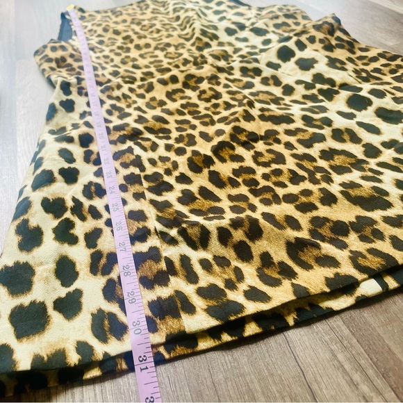 Zara Léopard Print Sheath Dress Large NWT NEW! - Picture 4 of 9